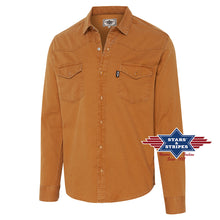 Load image into Gallery viewer, S&amp;S Daniel Brown Men&#39;s Western Shirt
