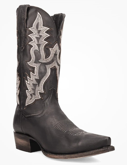Dan Post DP7034 Diesel Mens Western Cowboy Boots in Black