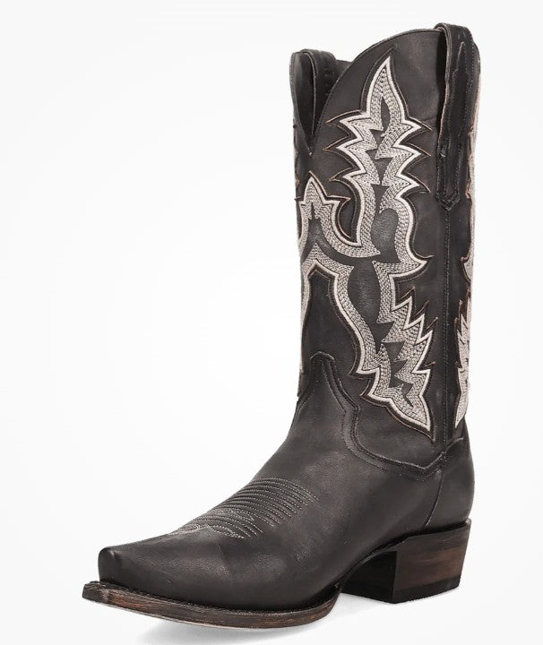 Dan Post DP7034 Diesel Mens Western Cowboy Boots in Black