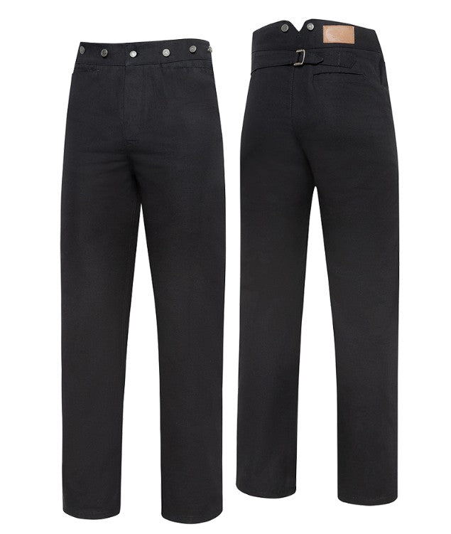 Star & Stripes Dillon in Black style western trousers