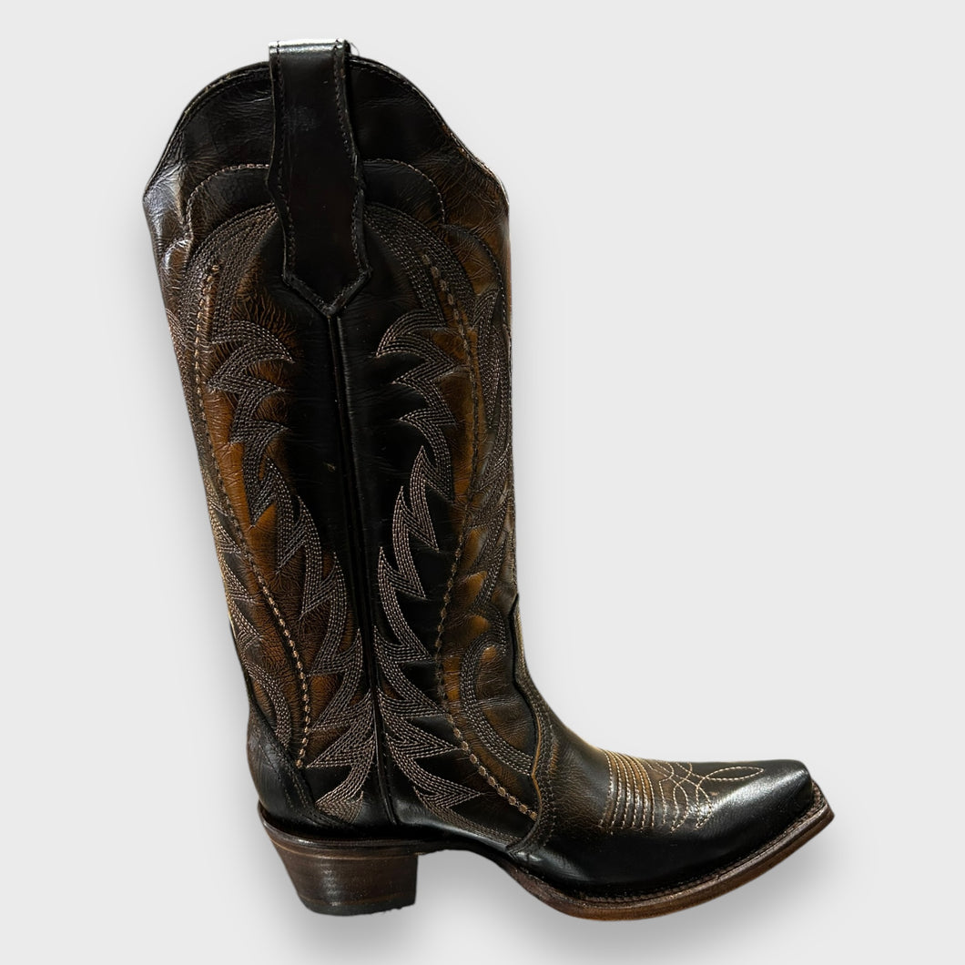 Circle G by Corral Ladies Western Boots in Triad Multitoned Brown L5872