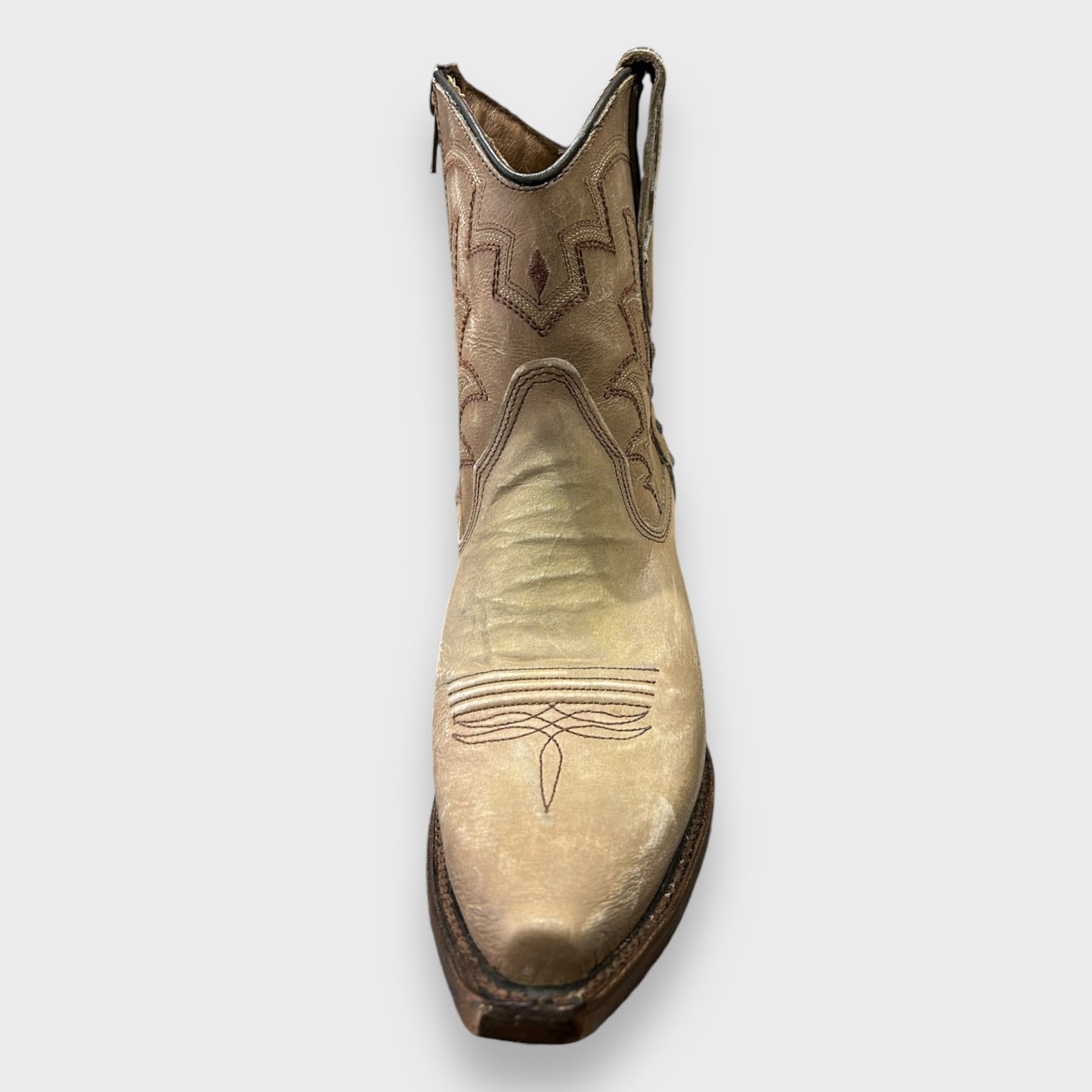 Circle G by Corral Ladies Western Ankle Boots in Sand L6098