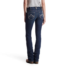 Load image into Gallery viewer, Ariat Ladies R.E.A.L. Mid Rise Icon Stackable Straight Leg Jeans 10017216
