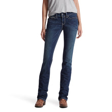 Load image into Gallery viewer, Ariat Ladies R.E.A.L. Mid Rise Icon Stackable Straight Leg Jeans 10017216
