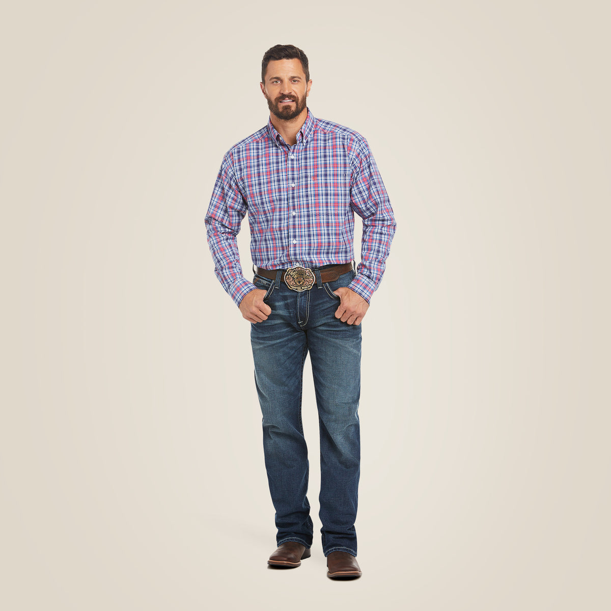 Ariat 10021767 Mens M4 Relaxed Adkins Boot Cut Jeans