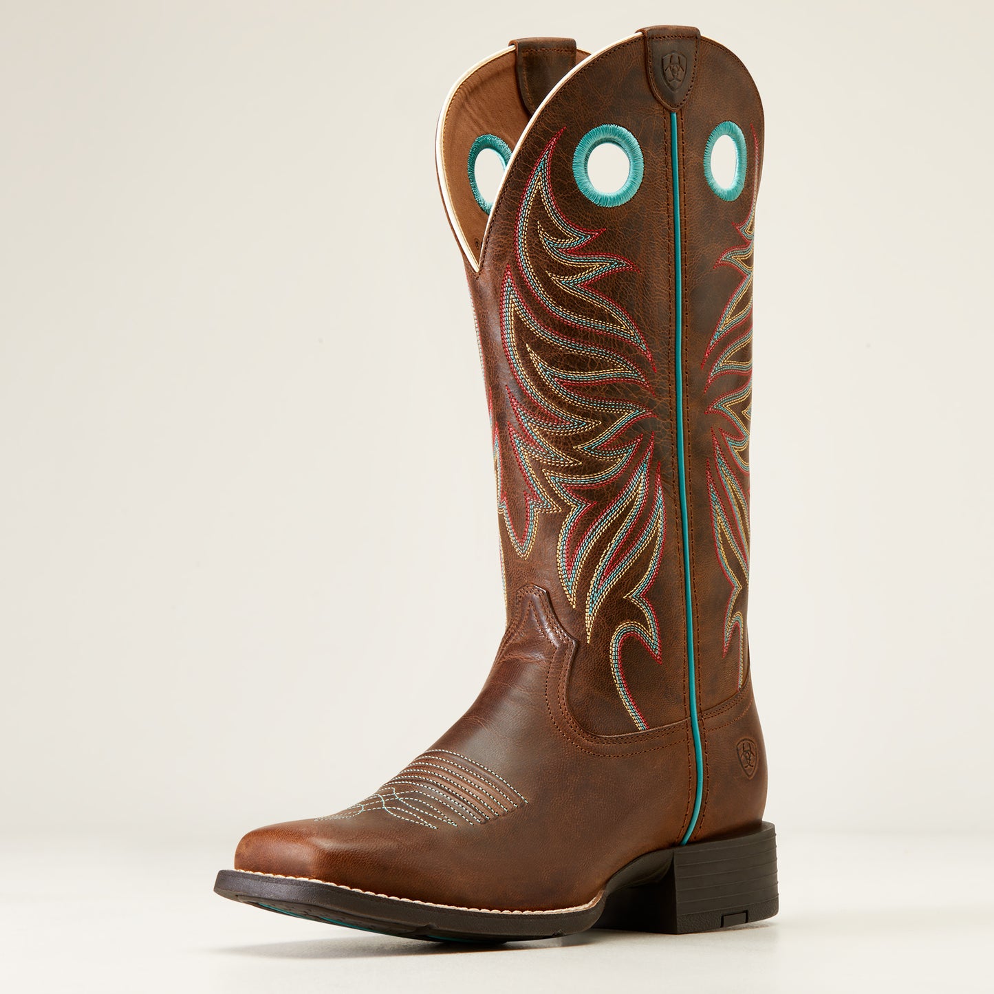 Ariat Ladies 10017390 Round Up Ryder Western Boots in Sassy Brown