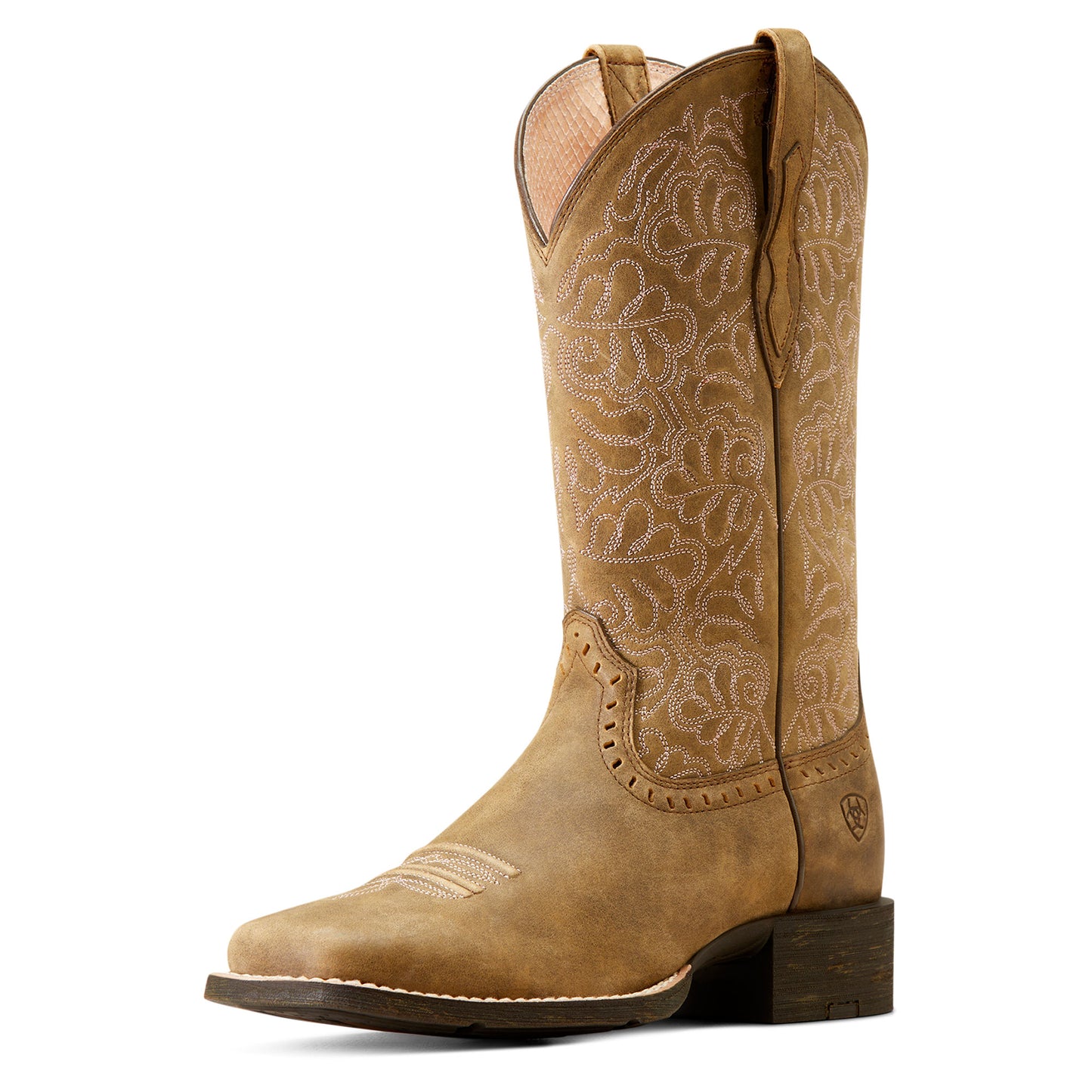 Ariat Ladies 10019906 Round Up Remuda Ladies western boots in Brown Bomber