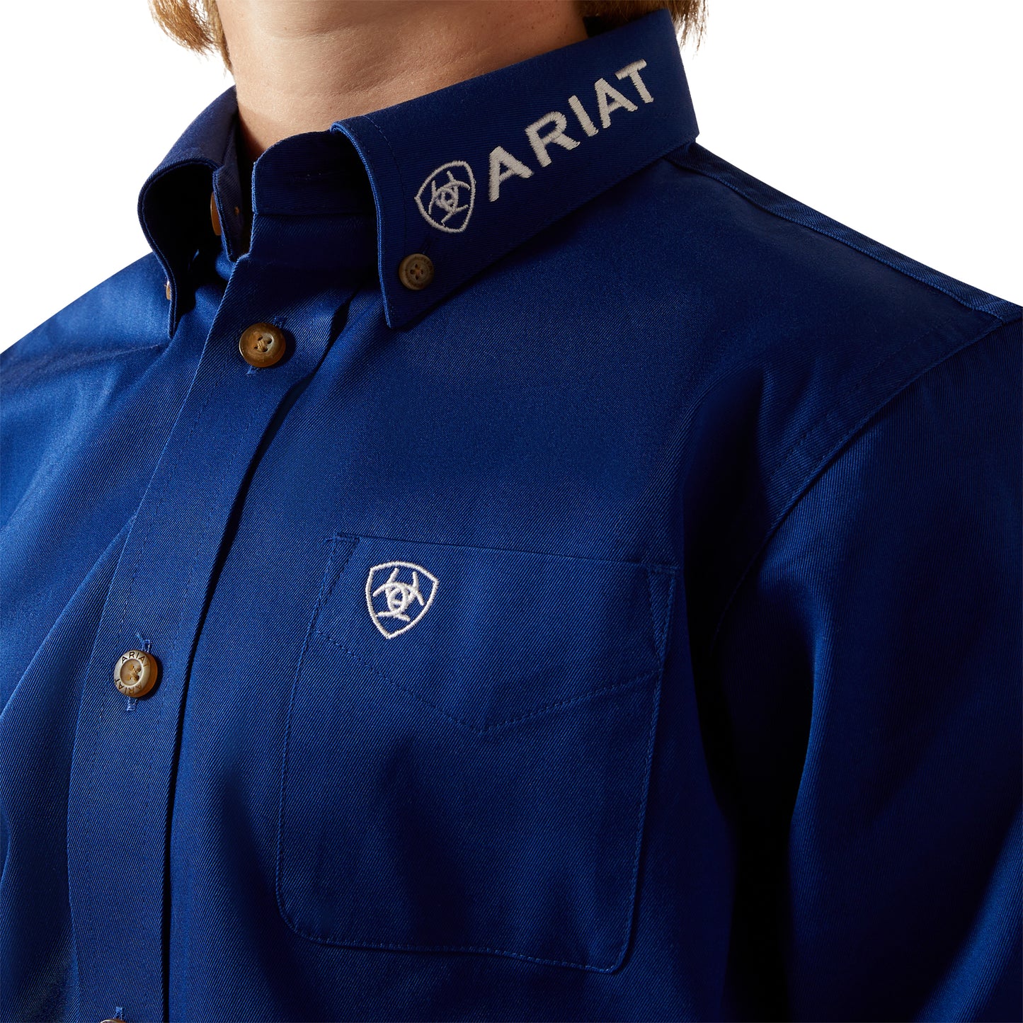 Ariat Youth Team Logo Twill Classic Fit Shirt 10030164