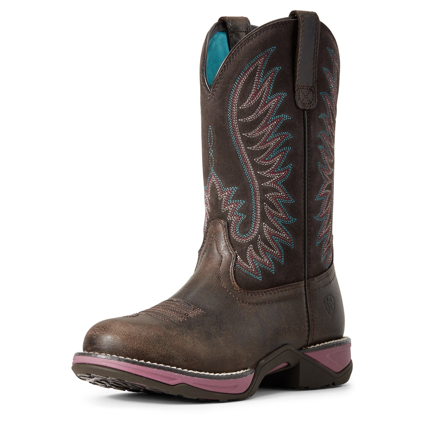 Ariat Ladies 10029510 Anthem Round Toe Western Boots in Acorn Fudge