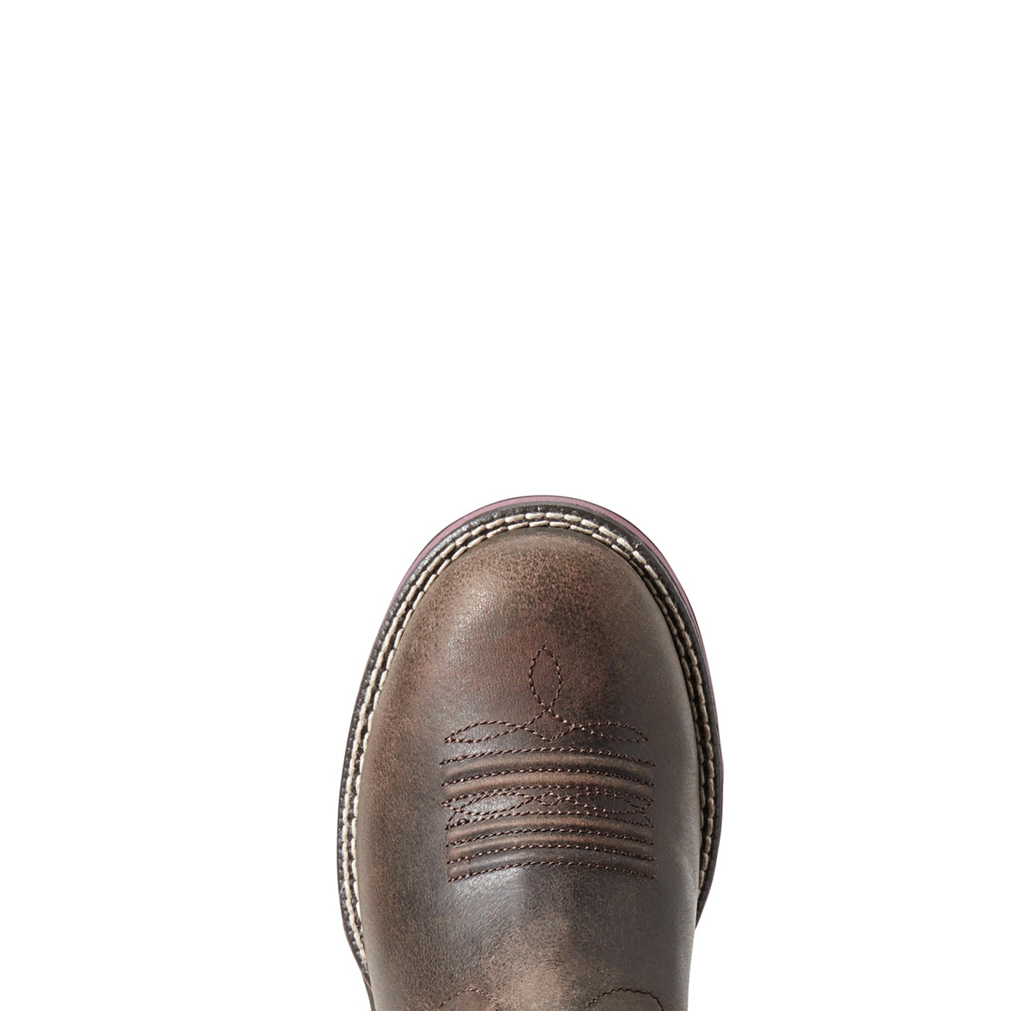 Ariat Ladies 10029510 Anthem Round Toe Western Boots in Acorn Fudge