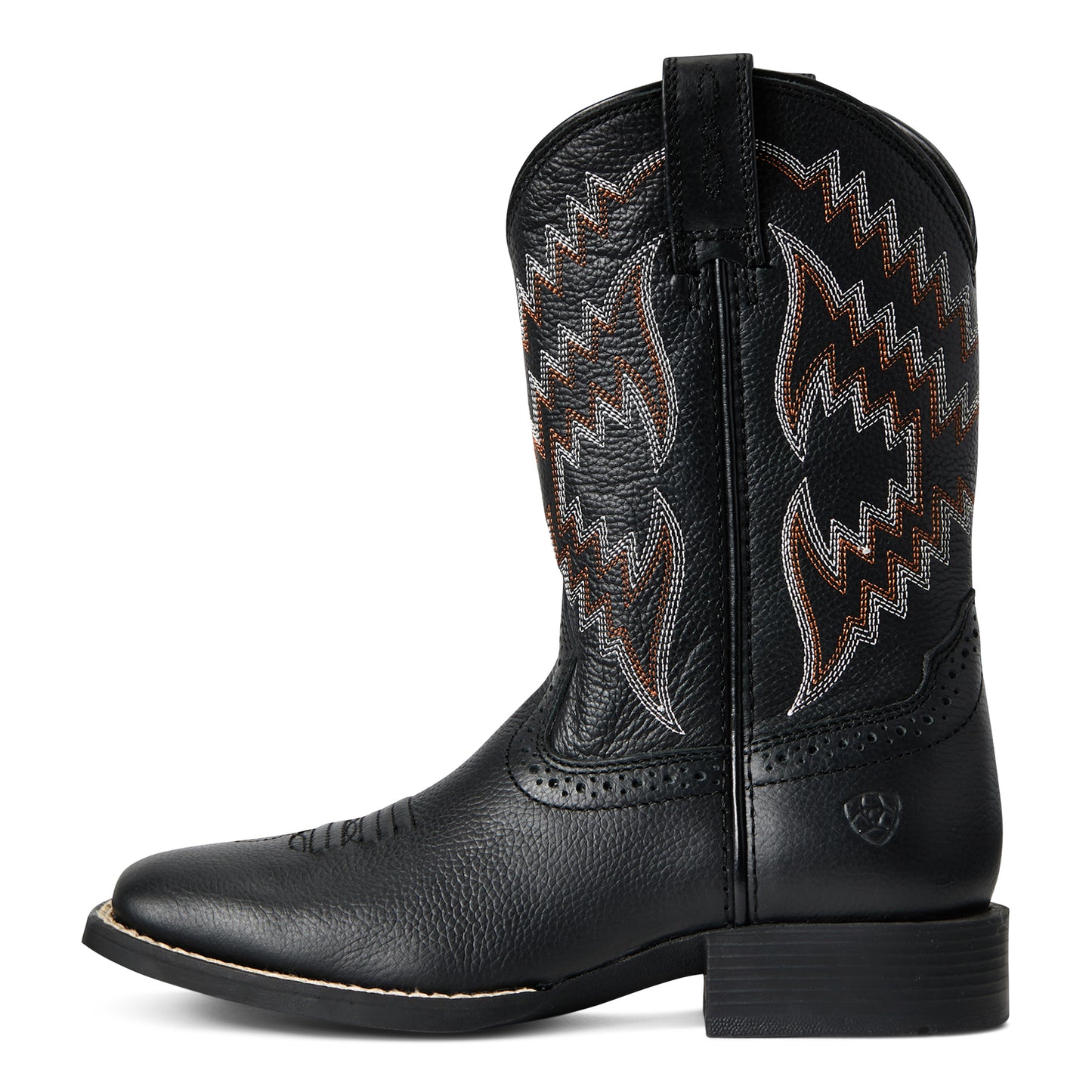 Ariat KIDS' Youth Tycoon in Bear Black Western Boots 10029627