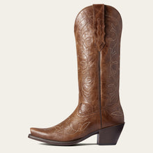 Load image into Gallery viewer, Ariat Ladies 10038313 Heritage D Toe StretchFit Cowboy Boots in Dark Tan
