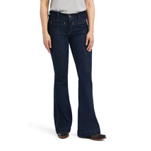 Load image into Gallery viewer, Ariat Ladies 10041112 R.E.A.L High Rise Alexa Flare Jeans in Dark Rinse
