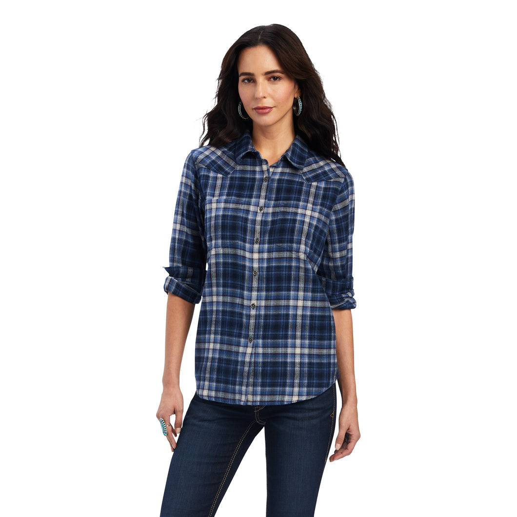 Ariat Ladies Real Billie Jean Shirt Blue Skies 10041640