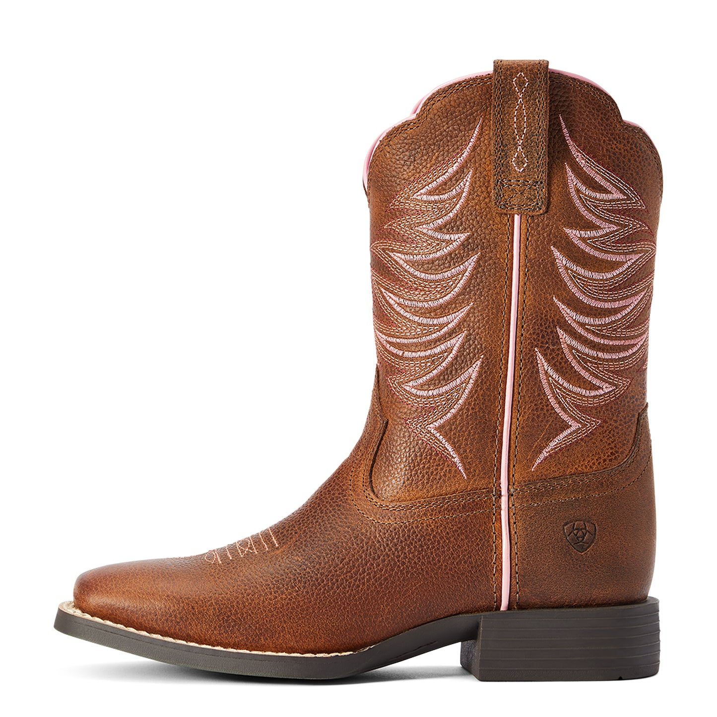 Ariat Youth 10042413 Firecatcher Western Boots in Rowdy Brown
