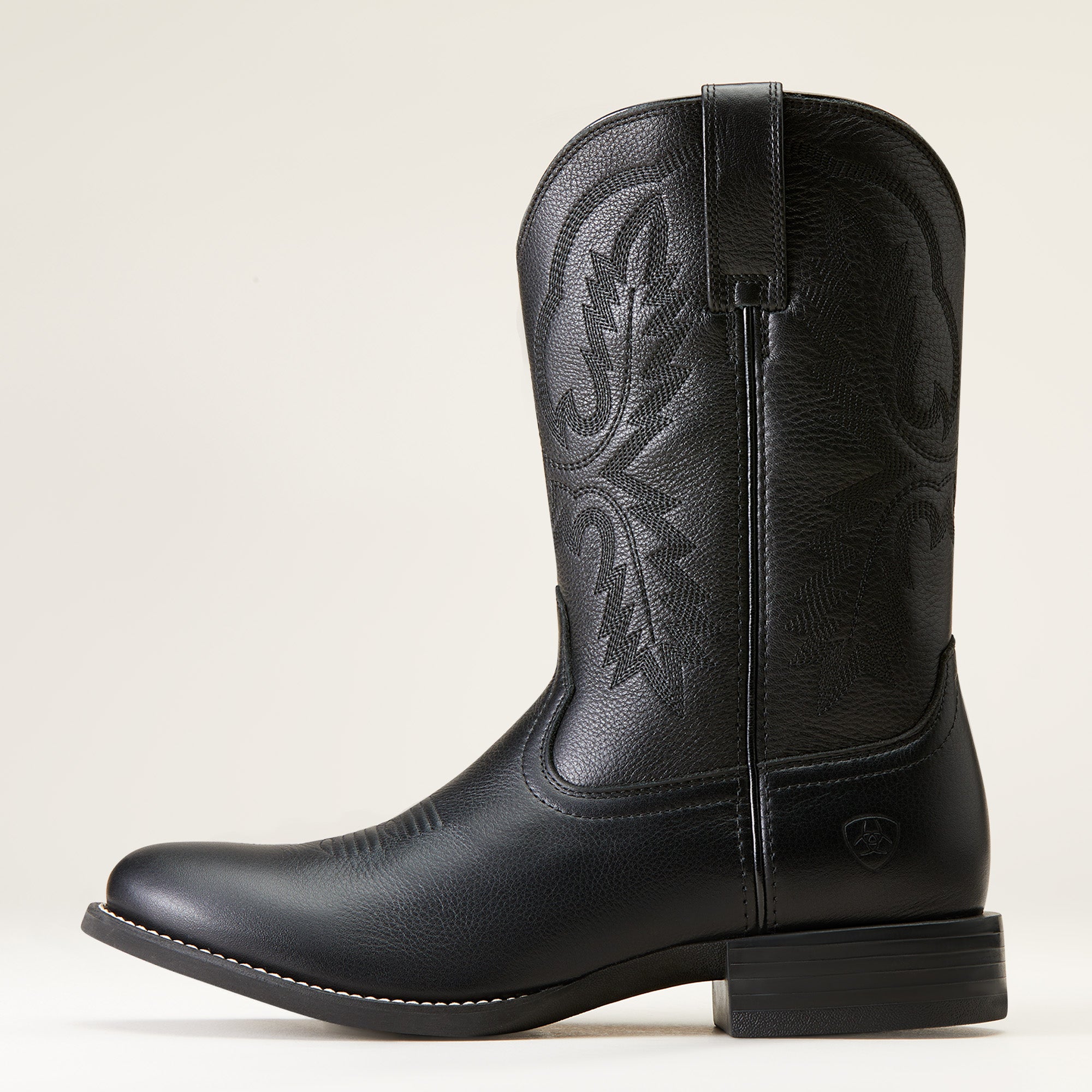 Black ariat western boots best sale