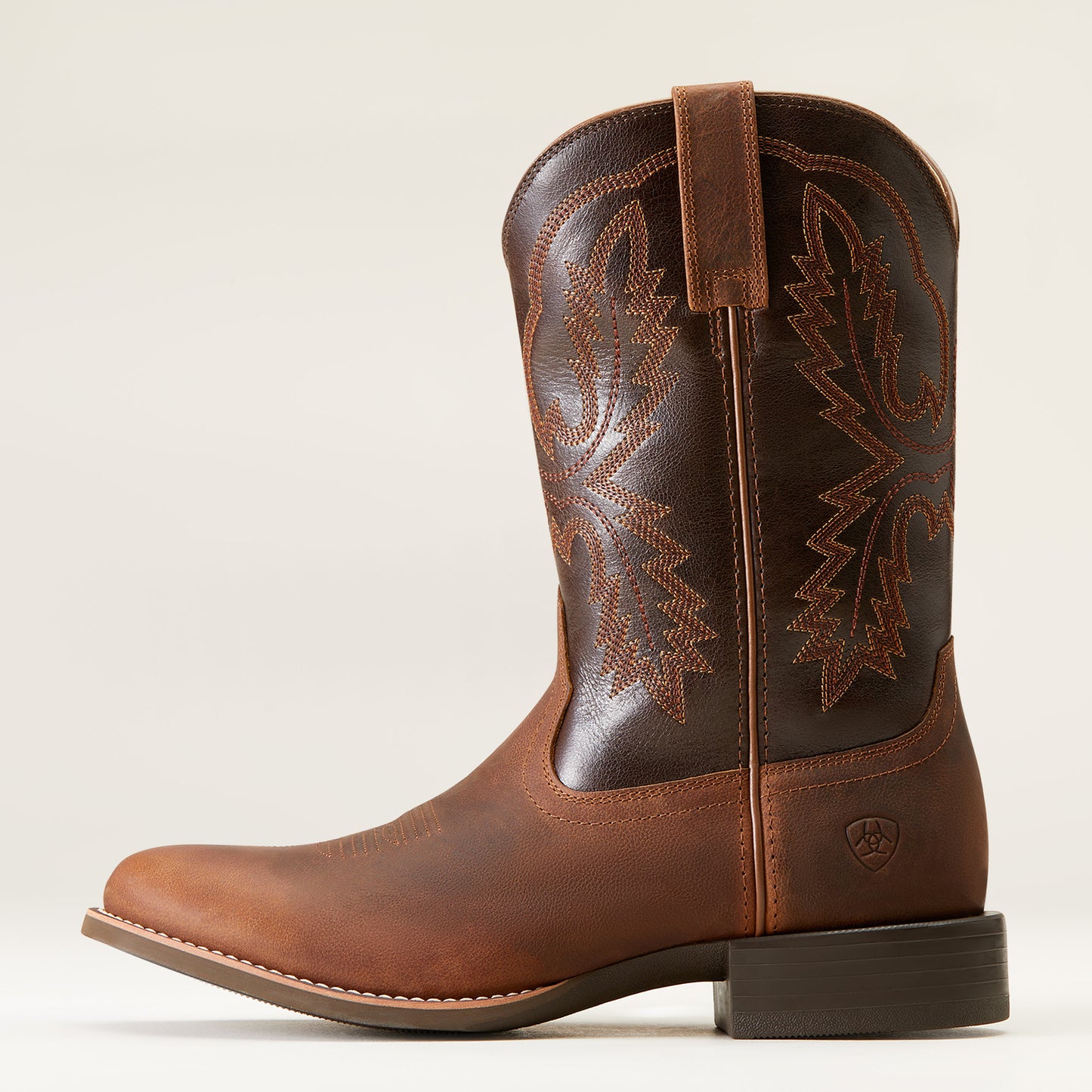 Ariat Mens 10046871 Sport Stratten Western Boots in Sorrel Crunch Brown