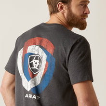 Load image into Gallery viewer, Ariat Mens T-Shirt Wooden Badges T-Shirt 10047646
