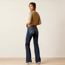 Load image into Gallery viewer, Ariat Ladies 10045403 Mid Rise Camila Jeans in Midnight Blue
