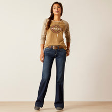 Load image into Gallery viewer, Ariat Ladies 10045403 Mid Rise Camila Jeans in Midnight Blue
