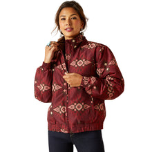 Load image into Gallery viewer, Ariat Ladies 10046428 Western Stable Jacket with Alamo Print
