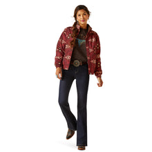 Load image into Gallery viewer, Ariat Ladies 10046428 Western Stable Jacket with Alamo Print
