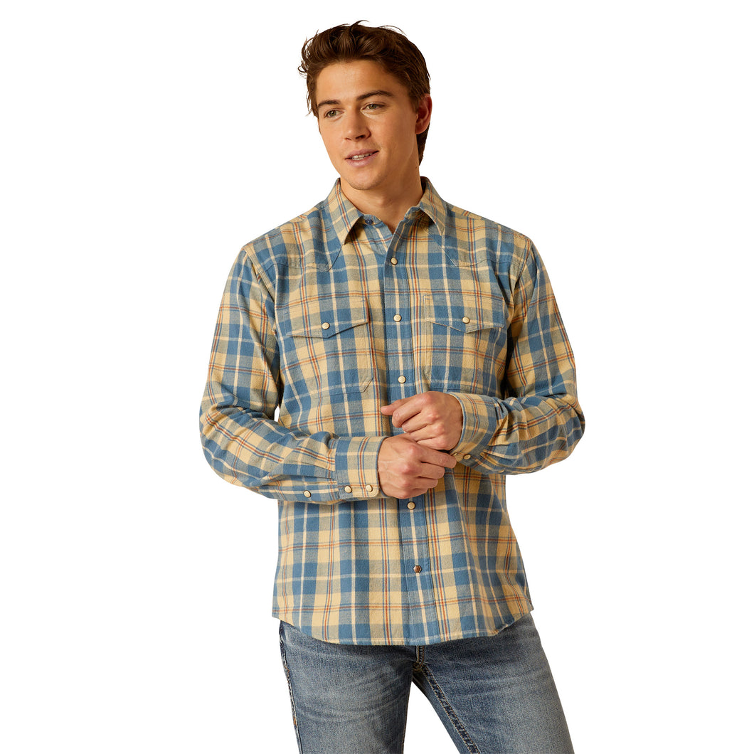 Ariat Mens Harlem Retro Snap Long Sleeved Shirt 10052323