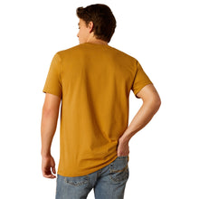 Load image into Gallery viewer, Ariat Mens T-Shirt Amigo T-Shirt in Harvest Gold 10052506
