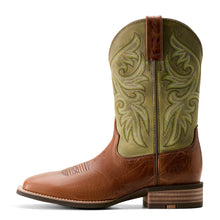Load image into Gallery viewer, Ariat Mens 10053630 Slingshot Cowboy Boots in Dark Tan/Easy Green
