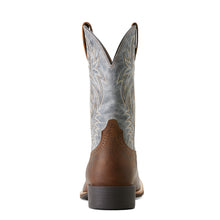 Load image into Gallery viewer, Ariat Mens 10053731 Sport Wide Square Toe Western Boots in Brown/Blue
