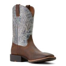 Load image into Gallery viewer, Ariat Mens 10053731 Sport Wide Square Toe Western Boots in Brown/Blue
