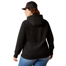 Load image into Gallery viewer, Ariat Ladies 10051999 Steer Stitch Hoodie in Black
