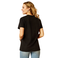 Load image into Gallery viewer, Ariat Ladies Established Boot Co T-Shirt 10052041 in Black
