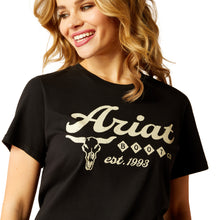 Load image into Gallery viewer, Ariat Ladies Established Boot Co T-Shirt 10052041 in Black
