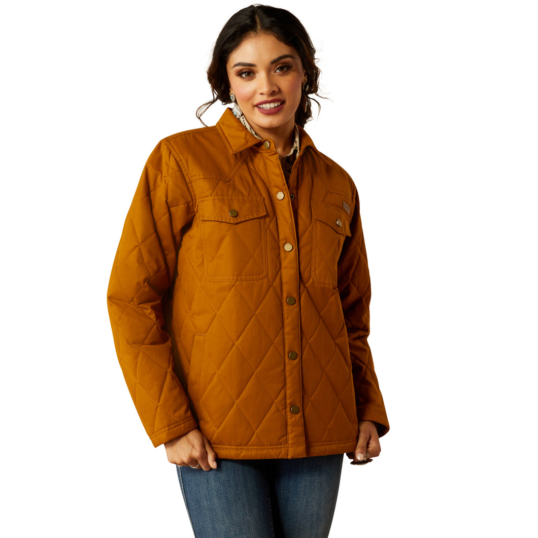 Ariat Ladies 10052400 Grizzly Quilted Barn Jacket