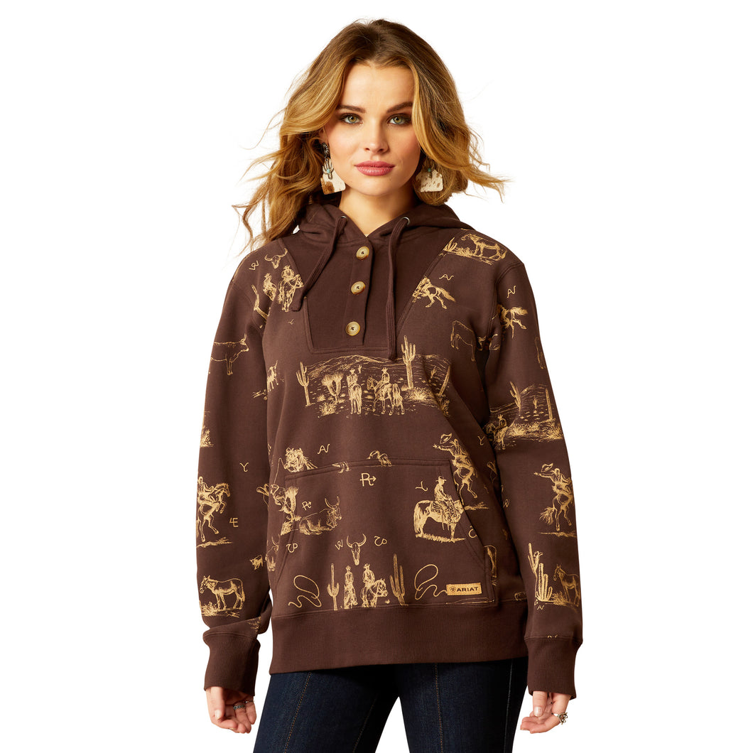 Ariat Ladies 10052413 Ranchin Hoodie