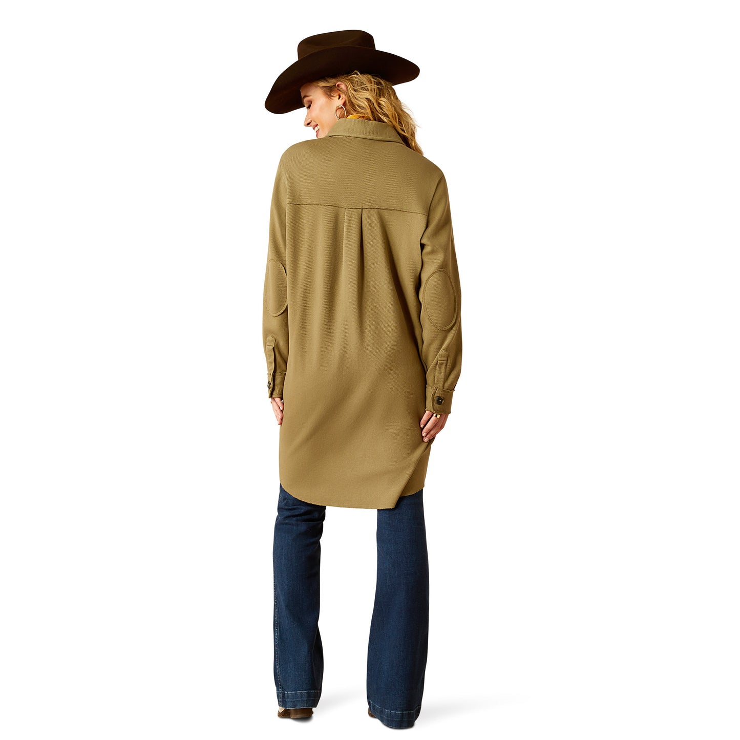 Ariat Ladies 10052520 Vagabond Ladies Long Shirt - Burnt Olive