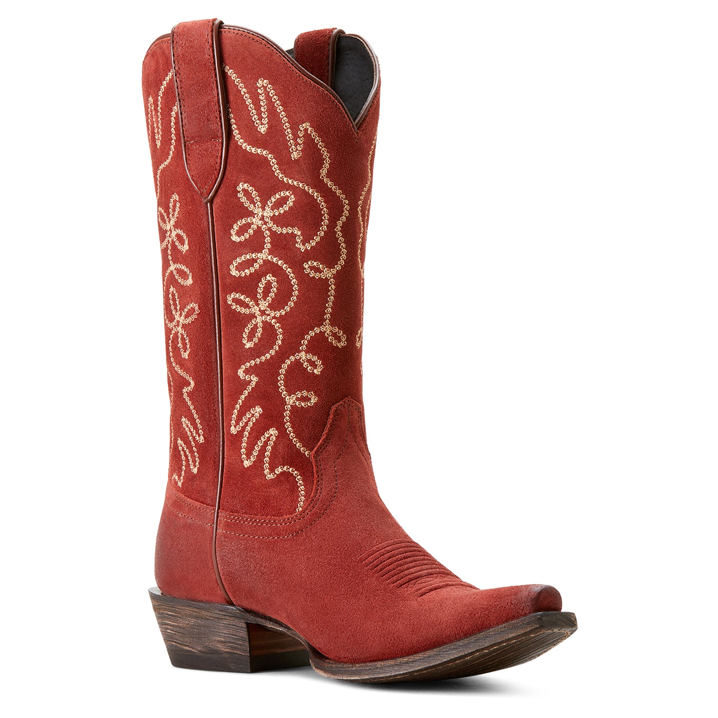 Ariat Ladies 10053791 Jukebox Cowboy Boots in Cayenne Suede