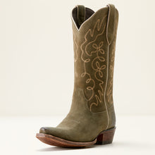 Load image into Gallery viewer, Ariat Ladies 10053792 Jukebox Cowboy Boots in Soft Olive Suede
