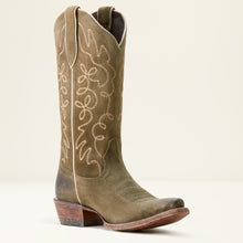 Load image into Gallery viewer, Ariat Ladies 10053792 Jukebox Cowboy Boots in Soft Olive Suede
