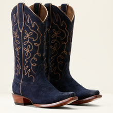 Load image into Gallery viewer, Ariat Ladies 10053793 Jukebox Cowboy Boots in Polo Blue Suede
