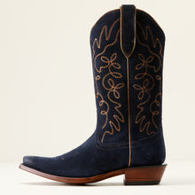 Load image into Gallery viewer, Ariat Ladies 10053793 Jukebox Cowboy Boots in Polo Blue Suede
