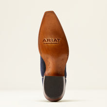 Load image into Gallery viewer, Ariat Ladies 10053793 Jukebox Cowboy Boots in Polo Blue Suede
