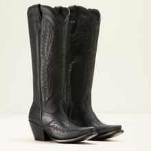 Load image into Gallery viewer, Ariat Ladies 10054106 Casanova X Toe Western Boot in Obisdian Black
