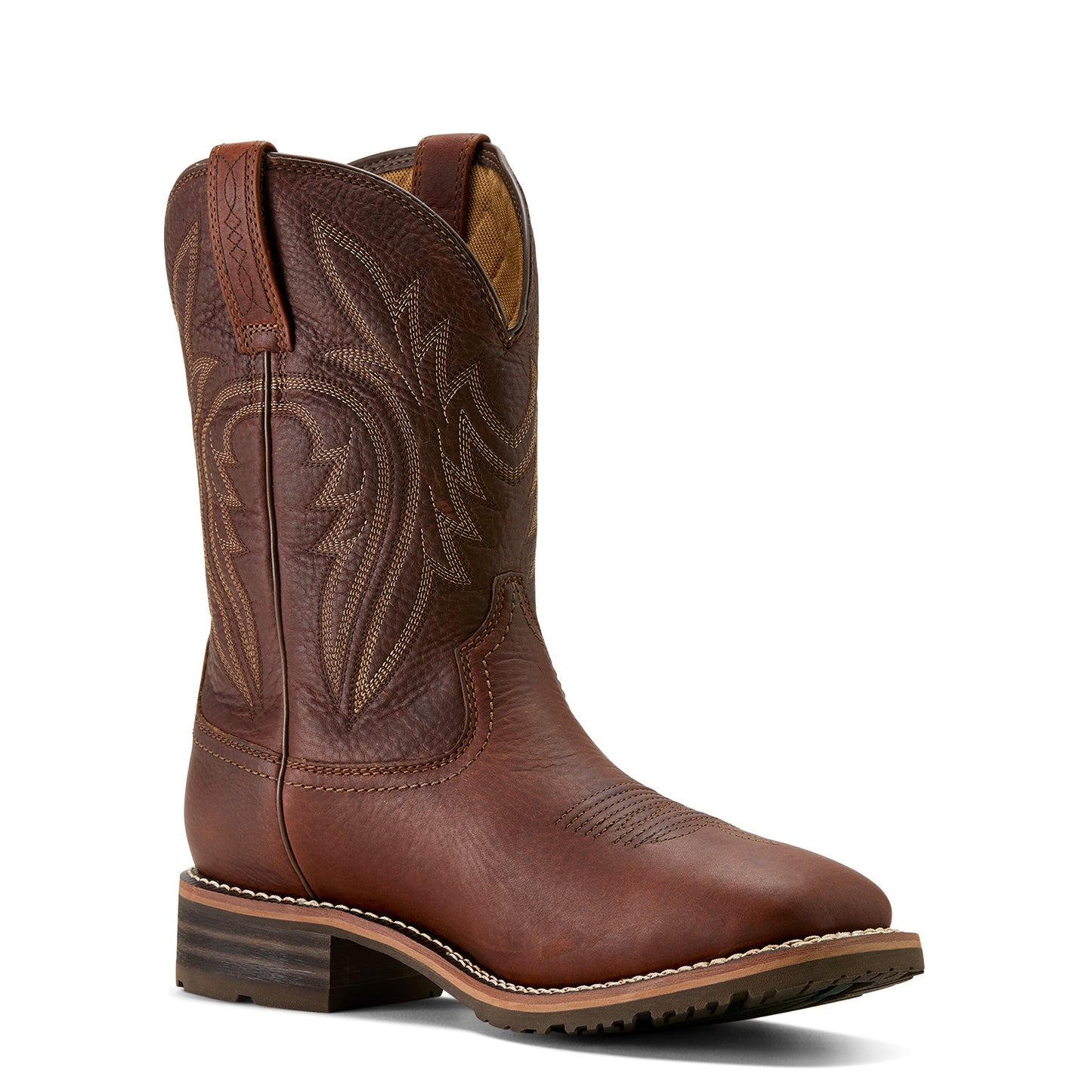 Ariat Mens 10025098 Hybrid Rancher H2O Waterproof Insulated Wide Square Toe Cowboy Boots in Sunshine