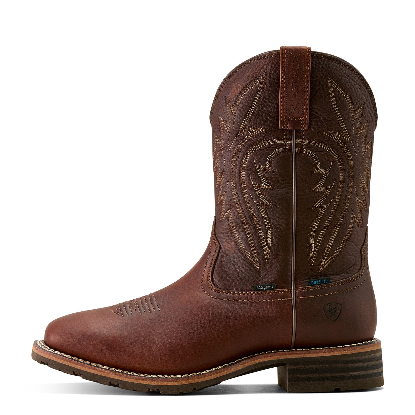 Ariat Mens 10025098 Hybrid Rancher H2O Waterproof Insulated Wide Square Toe Cowboy Boots in Sunshine