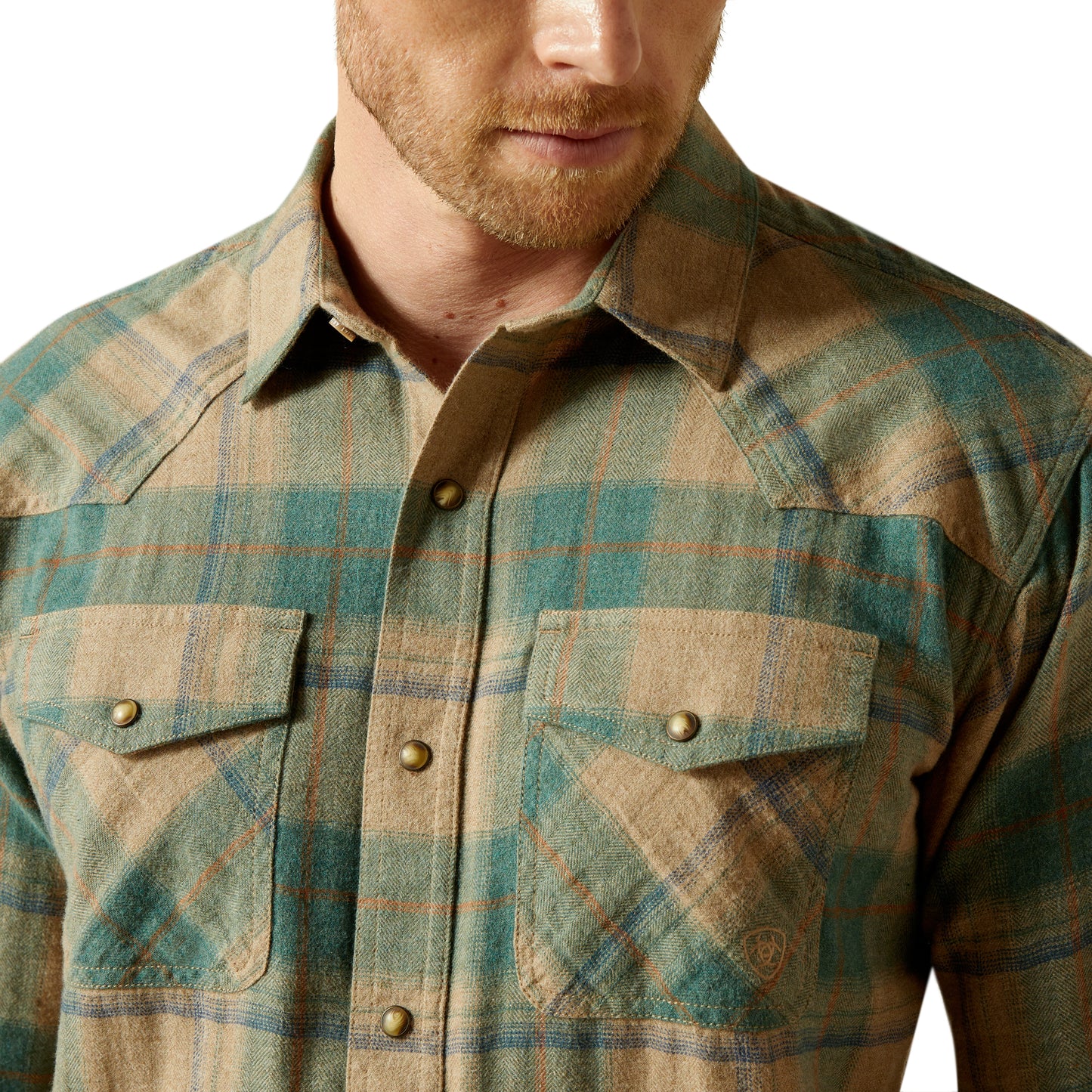 Ariat Mens Huxlee Retro Snap Long Sleeved Shirt 10062224