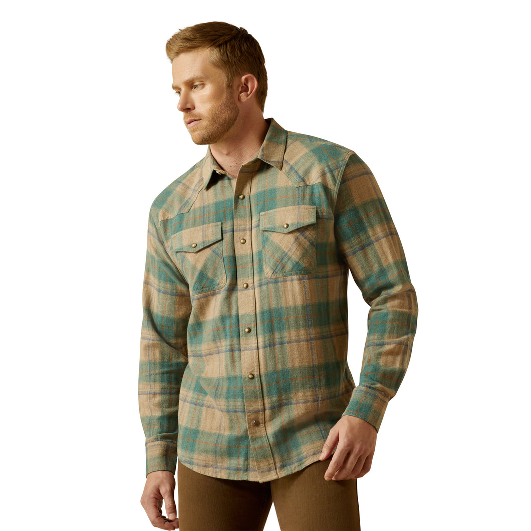 Ariat Mens Huxlee Retro Snap Long Sleeved Shirt 10062224