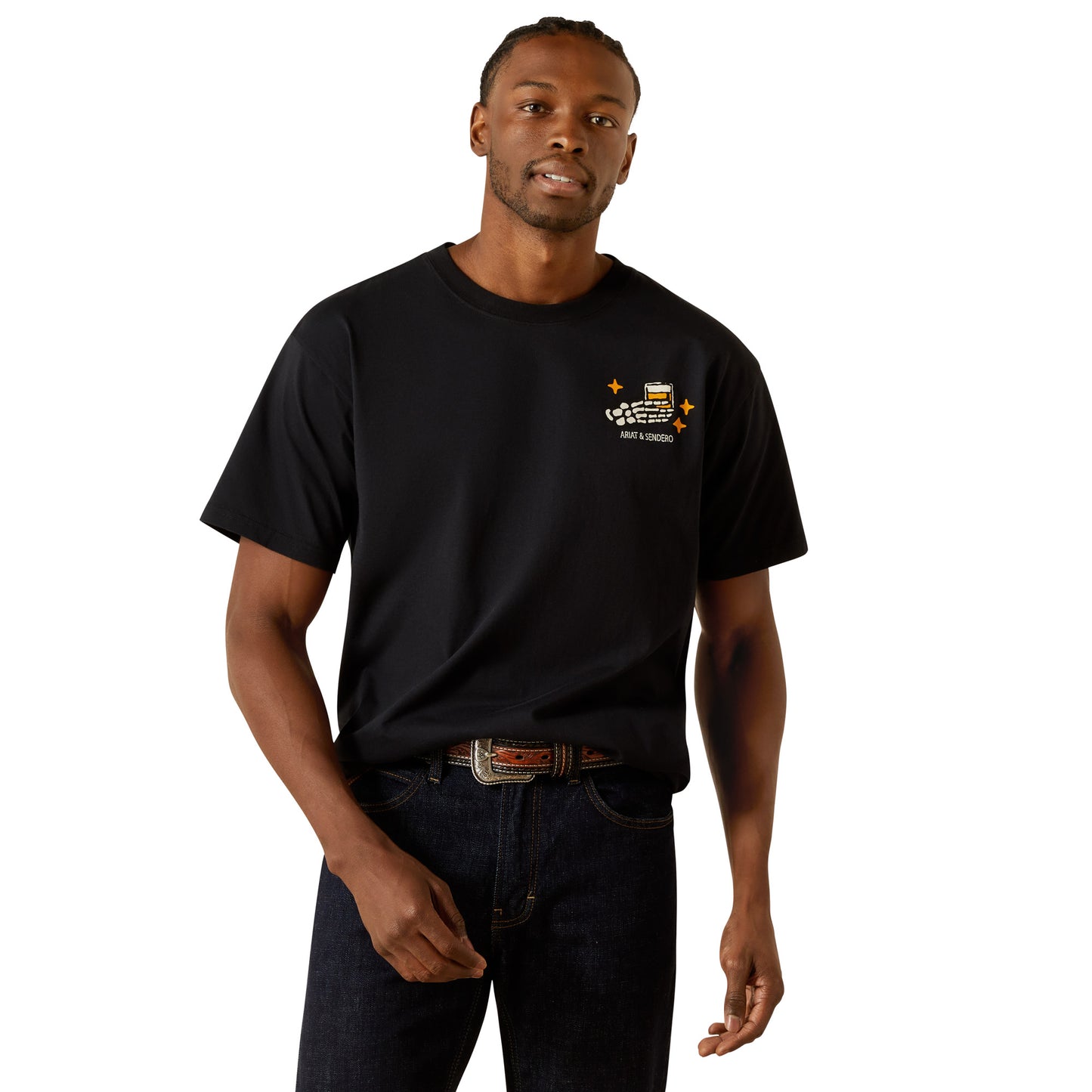 Ariat Unisex Sendero When Life Gives You Agaves T-Shirt 10062401 in Black