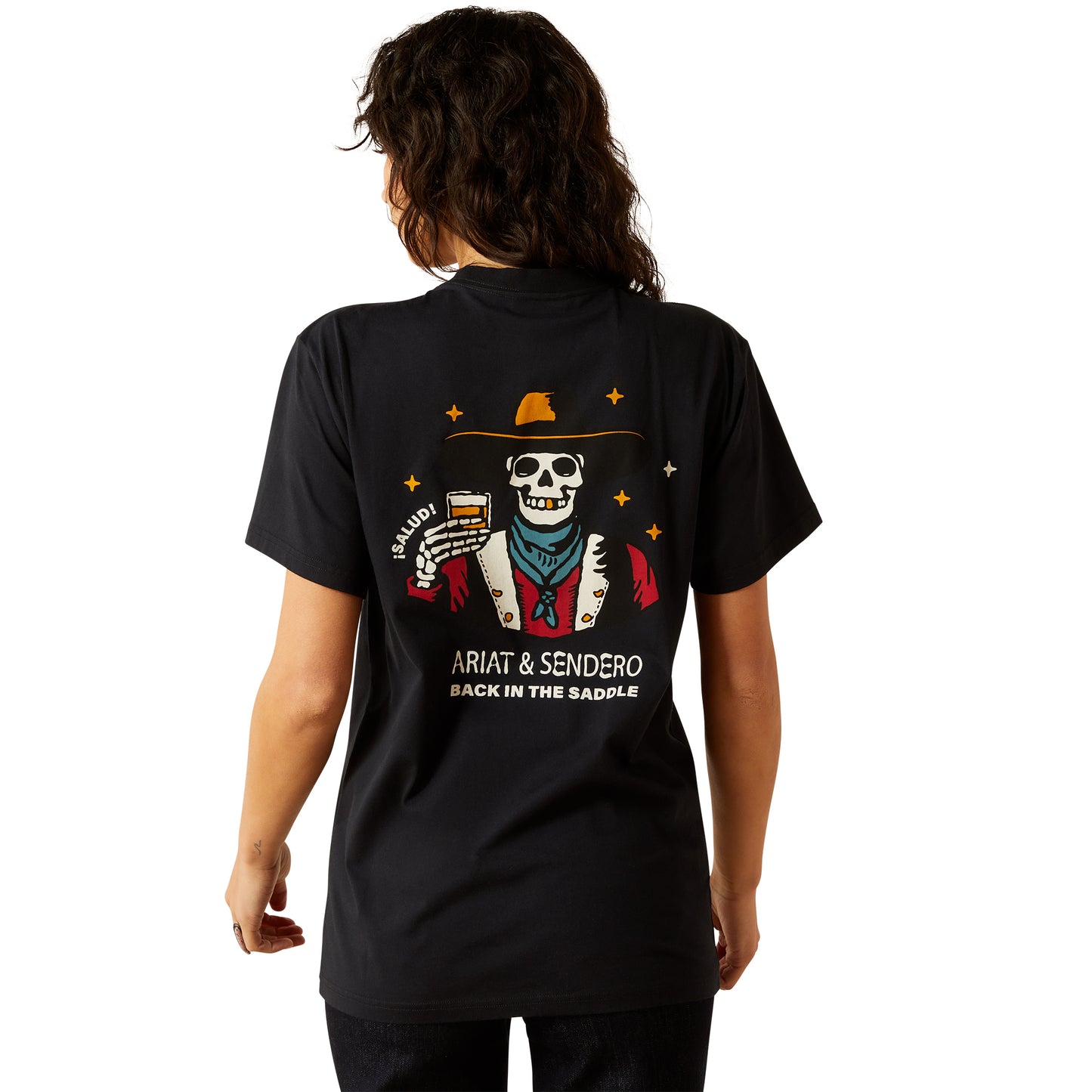 Ariat Unisex Sendero When Life Gives You Agaves T-Shirt 10062401 in Black